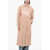 DROME Patent Leather Coat With Snap Buttons Pink