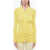 REMAIN Ribbed Sweater With Polo Neck Yellow