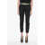 Ermanno Scervino Stretch Fabric Pants With Logoed Waistband Black