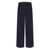 White Sand WHITE SAND CAROL BLUE RIBBED TROUSERS Blue