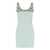 Elisabetta Franchi ELISABETTA FRANCHI ACQUA DRESS WITH PEARLS Green