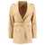 Max Mara Max Mara "Pacos" Water-Repellent Canvas Safari Jacket Beige