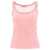 Max Mara MAX MARA "Bastia" ribbed silk tank top PINK