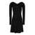 JACQUEMUS Black 'La Mini Robe Pralu' Mini Dress In Viscose Woman BLACK
