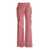 Blumarine Pink Cargo Trousers with Satin Inserts in Cotton Woman PINK