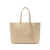 Versace VERSACE VIRTUS TOTE BAG WITH APPLICATION NUDE & NEUTRALS