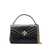 Tory Burch 'Convertible Kira' Black Chain Shoulder Bag in Chevron-Quilted Leather Woman Tory Burch BLACK