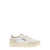 AUTRY 'Medalist' White Low Top Sneakers with Beige Suede Details in Leather Man WHITE