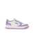 AUTRY AUTRY Low Medalist Bicolor Leather Sneakers BIANCO E LILLA