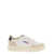 AUTRY 'Medalist' White Low Top Sneakers With Blue Suede Details In Leather Woman WHITE