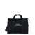 A.P.C. Black Gym Bag with Contrasting Logo Print in Cotton Man BLACK