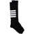 Thom Browne THOM BROWNE OVER THE CALF SOCKS WITH 4 BARS CLOTHING BLUE