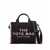 Marc Jacobs 'Small Tote' Black Tote with Contrasting Logo Embroidery in Cotton and Polyester Woman Marc Jacobs BLACK
