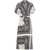 Liu Jo Satin dress with paisley print Black