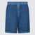 Burberry Burberry Blue Linen Shorts KNIGHT