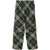 Burberry BURBERRY Check trousers GREEN