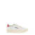 AUTRY 'Medalist' White Low Top Sneakers with Contrasting Heel Tab in Leather Woman WHITE