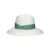 BORSALINO Borsalino Claudette Straw Panama Hat GREEN