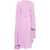 GIUSEPPE DI MORABITO GIUSEPPE DI MORABITO CREPE MAXI DRESS WITH CAPE DETAIL PINK & PURPLE