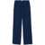 CLOSED Closed Linen And Cotton Blend Wide Leg Trousers BLUE