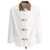 COMME DES GARÇONS HOMME COMME DES GARÇONS HOMME Jacket with frog fastening WHITE