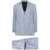 Brunello Cucinelli Brunello Cucinelli Linend Striped Double-Breasted Suit CLEAR BLUE