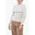 P.A.R.O.S.H. Ribbed Lurex Loulux Turtleneck Sweater White