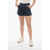 Dondup Single-Pleat Callie Shorts With Frayed Hem Blue