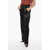 Jil Sander Satin Shiny Pants With Elastic Waistband Black