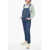 WASHINGTON DEE CEE Denim Jumpsuit With Logoed And Golden Buttons Blue