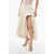SPORTMAX Cotton Canvas Eracle Midi Skirt With Asymmetric Design White