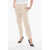 GENTRYPORTOFINO Stretch Cotton Pants With Elastic Cuffs Beige