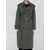 Burberry Cotton long trench coat GREEN
