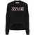 Versace Jeans Couture VERSACE JEANS COUTURE LOGO GUMMY GLITTER SWEATSHIRTS CLOTHING BLACK