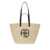 ANINE BING ANINE BING PALERMO TOTE - NATURAL BAGS MULTICOLOUR