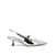 Jimmy Choo Jimmy Choo "Didi 45" Slingbacks SILVER