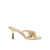 Michael Kors Elena gold leather sandals Gold