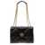 Tory Burch 'Kira Diamond' Black Crossbody Bag With Double T Logo In Quilted Leather Woman BLACK