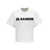 Jil Sander Jil Sander Woman's White Cotton T-Shirt with Logo Print WHITE