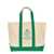 SPORTY & RICH Logo shopping bag Green