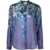 forte_forte Forte_Forte Printed Cotton And Silk Blend Shirt CLEAR BLUE