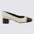 Tory Burch Tory Burch White And Black Leather Pumps LIGHT CREAM/BLACK