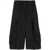 Comme des Garçons Comme Des Garçons Cropped Trousers With Stitching Detail BLACK