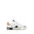 Dolce & Gabbana Custom  Leather Sneakers With Metallic Inserts WHITE