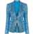 Tagliatore TAGLIATORE Sequined single-breasted jacket BLUE