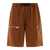 UNDERCOVER Undercover Belted Shorts BROWN