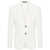Emporio Armani Emporio Armani Single-Breasted Blazer Jacket WHITE