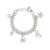 Marc Jacobs Marc Jacobs "The Mini Icon Charm" Chain Bracelet SILVER