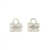Marc Jacobs MARC JACOBS "THE TOTE BAG STUD" EARRINGS SILVER
