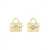 Marc Jacobs MARC JACOBS "THE TOTE BAG STUD" EARRINGS GOLD